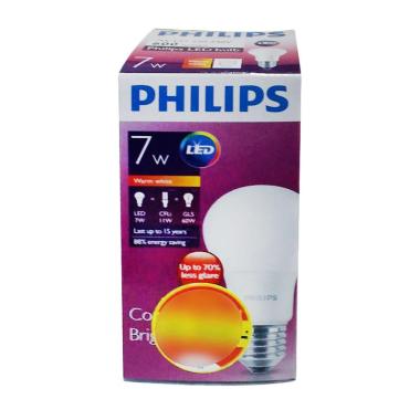 Philips Lampu LED - Warm White/Kuning [7 W]