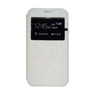 Nano Flip Cover Casing for Samsung Galaxy Tab 3V T116 - Cream