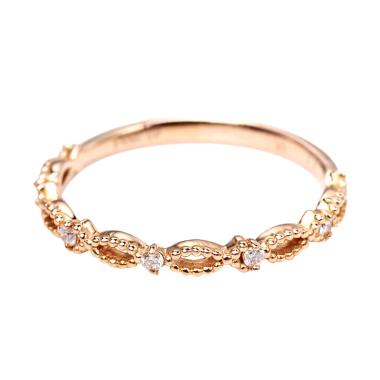 Tiaria DMKMJZ014 Perhiasan Emas Cincin Berlian