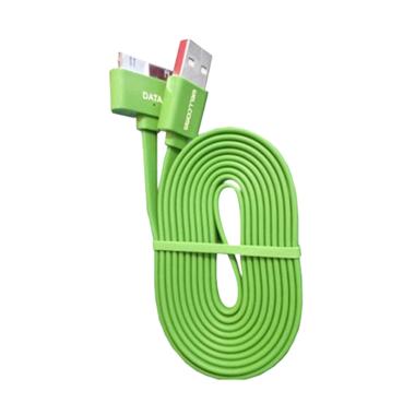 Wellcomm Flat Kabel Data for iPhone 4 - Hijau