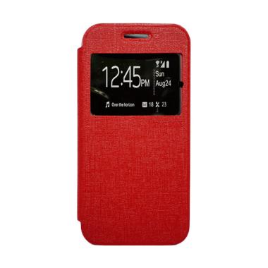 ZAGBOX Flip Cover Casing for Nokia N225 - Merah