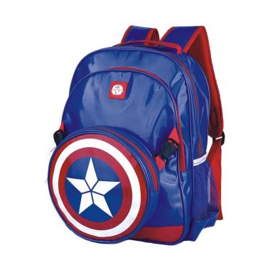 Catenzo Jr. Captain America Tas Sekolah Anak