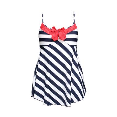 Lasona Baju Renang Rok Wanita - Navy SWJ-2378-L01252
