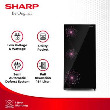 Sharp Sjx197 Mg Kulkas 1 Pintu 175L - Sjx 197 Mg