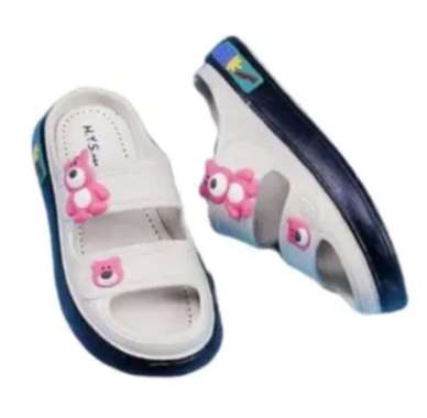 Sandal Anak PerempuanJelly Ban 2 Motif Bear 30-31 Hitam