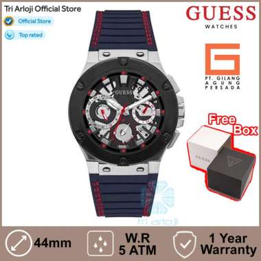 GUESS Watches GUESS GW0487G1 Original CIRCUIT Jam Tangan Pria Analog Navy Blue