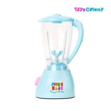 PLAY IT REAL JUICER + BUBBLE BOBA-BISA ISI AIR DAN ADA BOBA MAINANNYA Biru Muda