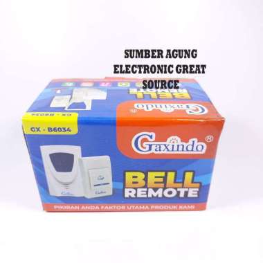 Gaxindo Bell Remote GX B6034 Bel Rumah AC Listrik 1 Knop 1 Tombol Remot