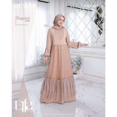 ELFA 268 ETHICA ORIGINAL GOLDEN BROWN GAMIS KAGUMI 272 KOKO KAHFI 245 GAMIS ANAK KAGUMI KIDS 129 KOK