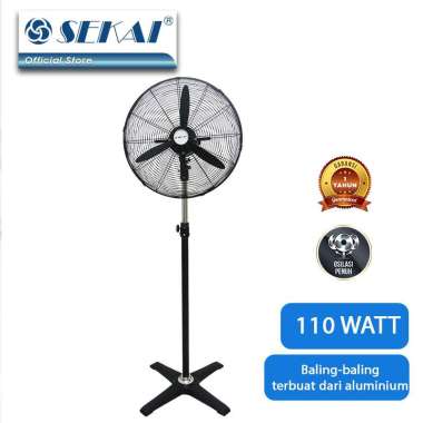 SEKAI Kipas Angin Berdiri Tornado / Kipas Angin Tumpu Industri 20 Inch - IST 2088