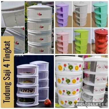 Tudung Saji 4 Tingkat Sakura Elco SONATA Hijau