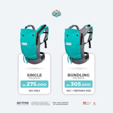 ZS Gendongan Bayi Activa Baby Carrier SSC - merk Bayiku.id Original - Very Perry, Activa Saja Activa