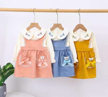 Odilia DRESS 3-4 tahun blue