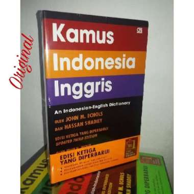 Kamus Bahasa Indonesia Inggris John Echols ( Soft Cover (