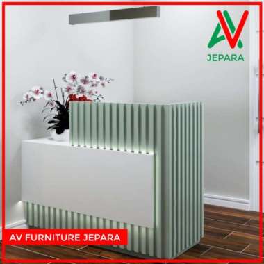 MEJA RESEPSIONIS MODERN MINIMALIS HPL - MEJA KASIR MODERN-MEJA KANTOR