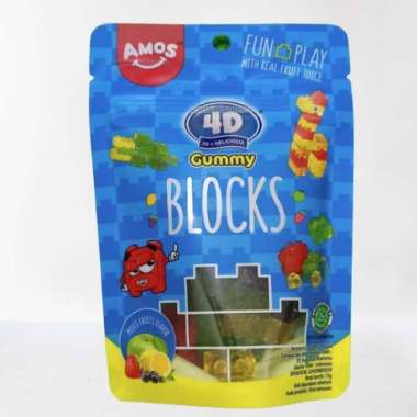 AMOS 4D GUMMY BLOCKS 72GR