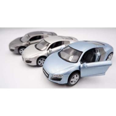 DIECAST KINSMART AUDI R8 BIRU