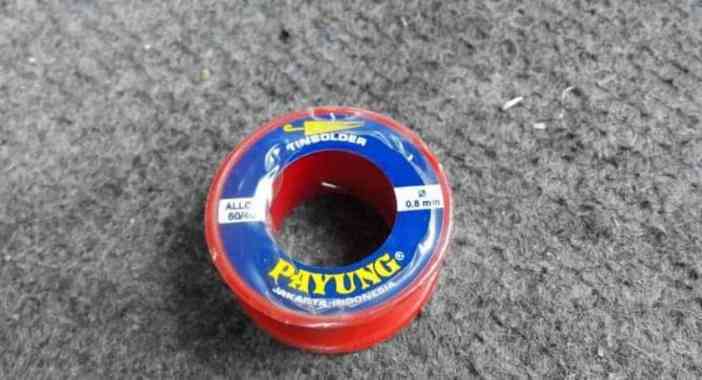 Timah solder merk payung 10 meter 10m