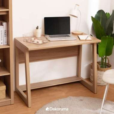 Dekoruma MIJI Meja Kerja Kayu - Meja Kantor - Meja Komputer