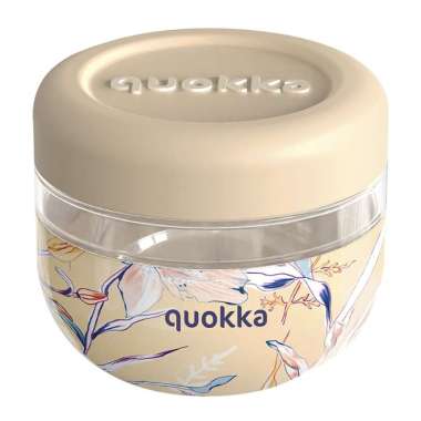 Quokka Ms Food Jar with Silicone Cover Bubble 500ml Vintage Floral