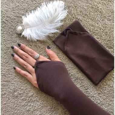 AliMaMa - HANDSOCK CINCIN - Manset Tangan Lengan Wanita Perempuan Pria Polos Jersey Jersei Kaos Mura