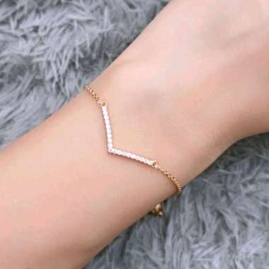 Gelang Aurel Mewah Koleksi Josean Elegant Emas Asli