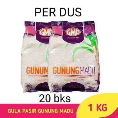 Gula pasir gmp 1 kg per dus isi 20 bks