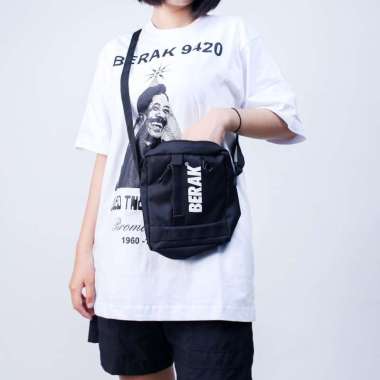 Berak 9420 Slingbag CRUMBLE BLACK ALL