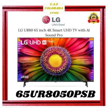 TV LG 65UR8050PSB SMART TV 65 INCH LED 4K UHD 65UR8050 65UR 65UR80 UR8050 UR8050PSB