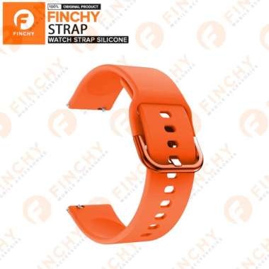 Finchy Silicone Strap for Vyatta Fitme Soul Smartwatch Replacement Rubber Wristband Tali Jam Orange