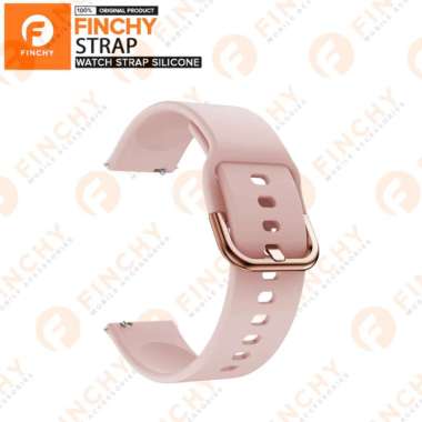 Finchy Silicone Strap for Vyatta Fitme Soul Smartwatch Replacement Rubber Wristband Tali Jam Pinksan
