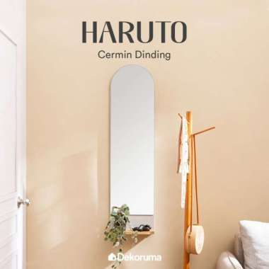 Dekoruma HARUTO Cermin Dinding Oval 29.5 x 111.5 cm