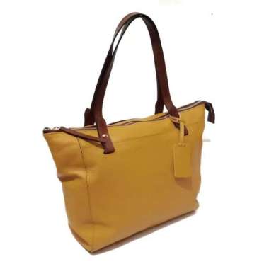 Bossindo TOTE BAG WANITA / TAS KULIT GARUT / TAS WANITA / TOTE BAG / UKURAN L Abu-abu