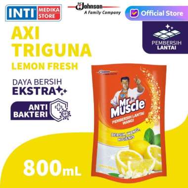 MR MUSCLE - Pembersih Lantai Wangi 720 ml | Pewangi Lantai LEMON