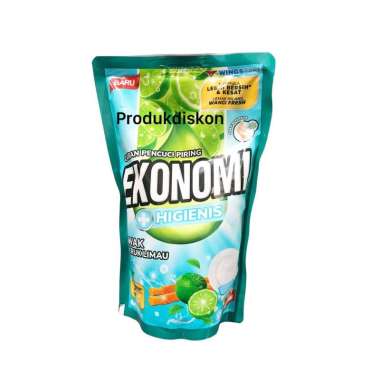 Promo Harga Ekonomi Pencuci Piring Power Liquid Siwak & Jeruk Limau 650 ml - Blibli
