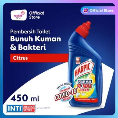 HARPIC - Cairan Pembersih Toilet Kamar Mandi POWER PLUS 450ml | Harpik Citrus