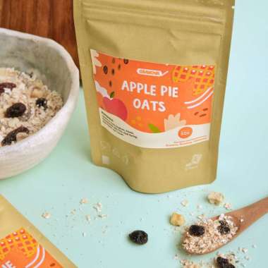 Instant Oatmeal by Granova | Apple Pie | Sarapan Sehat, Oat Instan, Sereal Gandum