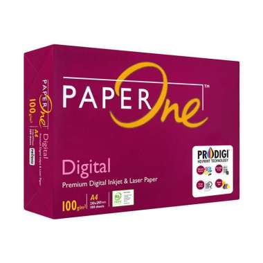 New PaperOne Kertas A4 100gr Digital 1 Rim (500 lembar) Kertas HVS A4 Kertas Fotocopy