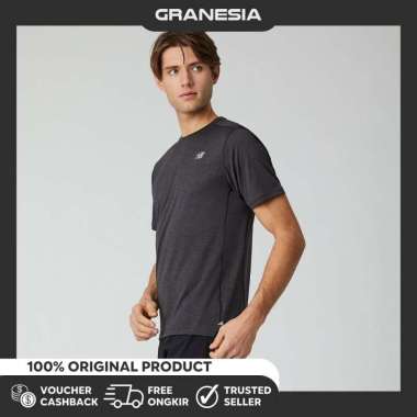 New Balance Impact Run Men's Tee MT01234|Kaos Fitness Pria|Baju Lari L