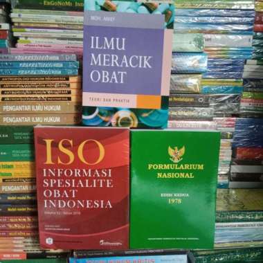 Buku Farmasi Paket 3 Buku Iso, Fornas,Imo Depkes Ri
