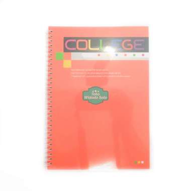 Block Notes Garis Kenko B5 RN CL01A 17,6x25cm 50 Lembar (College Notebook Oranye Spiral Ring) - 1 Bu