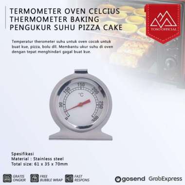 Termometer Oven Celcius Thermometer Baking Pengukur Suhu Pizza Cake