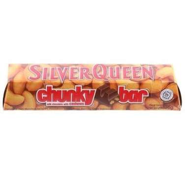 Promo Harga Silver Queen Chunky Bar Almonds 30 gr - Blibli