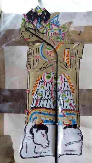wayang kulit batara guru (75 cm)