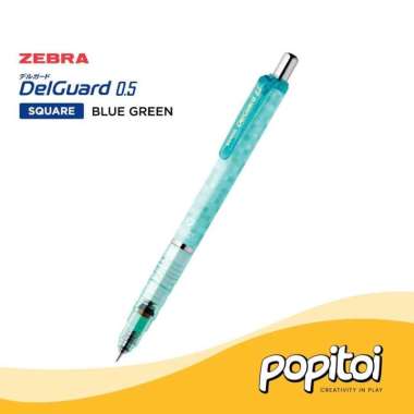 Zebra Delguard Mechanical Pencil 0.5mm SquareBluegreen