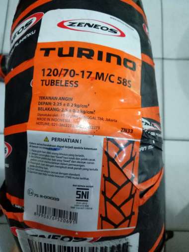 Ban ZENEOS 120/70-17 ZN 33 TURINO TUBELESS