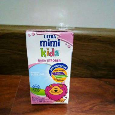 Promo Harga Ultra Mimi Susu UHT Stroberi 125 ml - Blibli