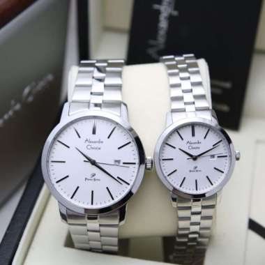 Jam Tangan Alexandre Christie AC 1007 Primo Stainless Steel Pria Hitam - Mechanical Watch