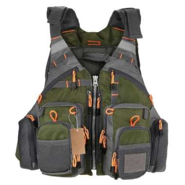 Hamlin Cyrano Rompi Pancing Fishing Life Jacket Multi Slot Outerwear Outdoor Pria MaterIal Polyester