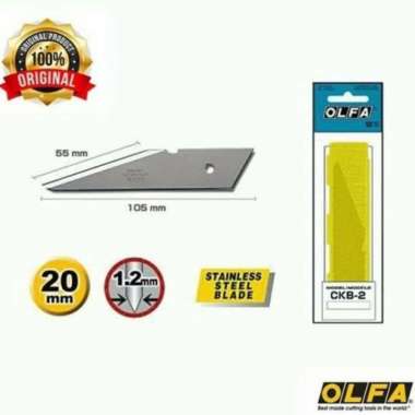 refill isi cutter ck-2 spare blade for crarf knife ckb-2 olfa Multicolor